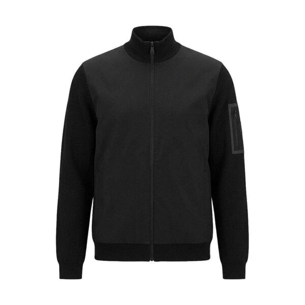 BOSS Momentum-X Knitted Hybrid Jacket Black