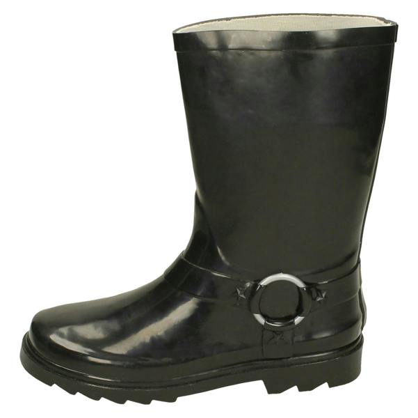 Spot On Girls Spot On Ring Trim Wellington Boots