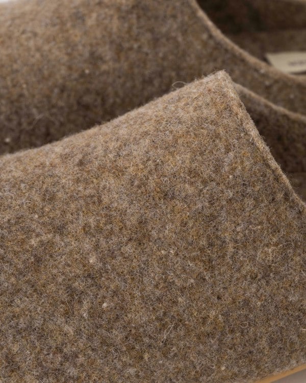 Ilse Jacobsen Snippy Womens Felt Slippers - Wheat