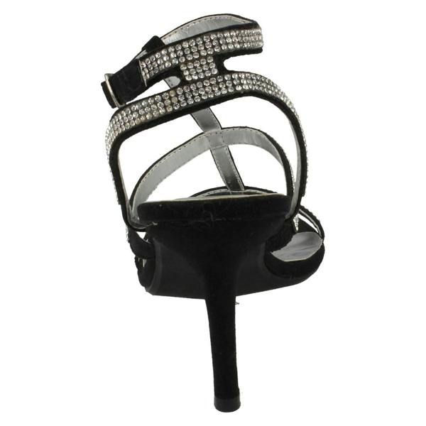 Anne Michelle Ladies Anne Michelle Bar Strap Heeled Sandal