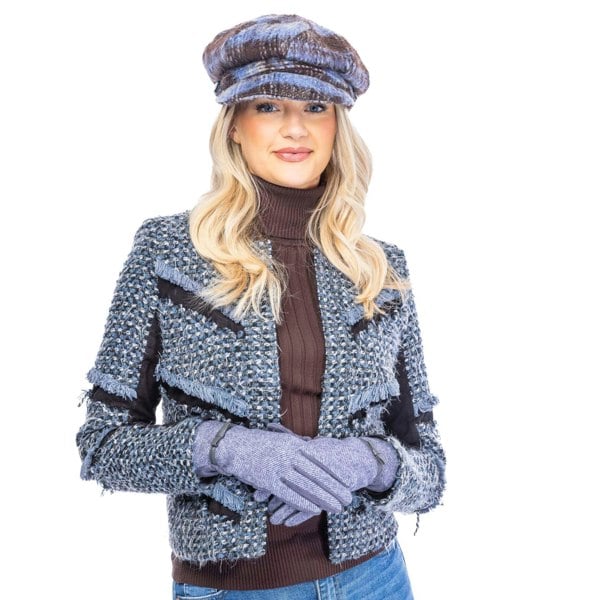 Heritage Traditions Ladies Coco Tweed Newsboy Cap