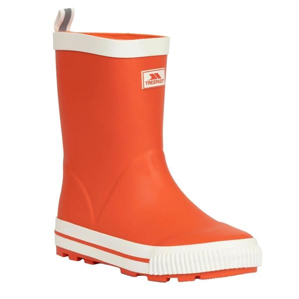 Trespass Childrens/Kids Sammy Wellington Boots - Poppy Red - 