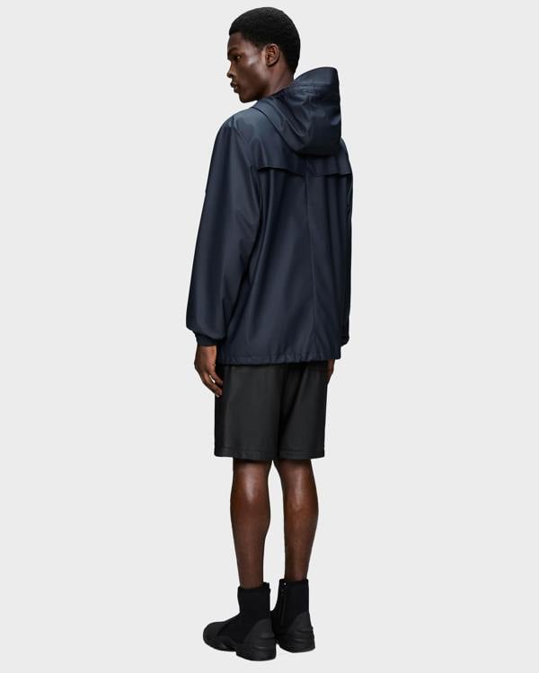 Rains Storm Breaker Unisex Jacket - 47 Navy | CHO | Designer Unisex Rain Coats