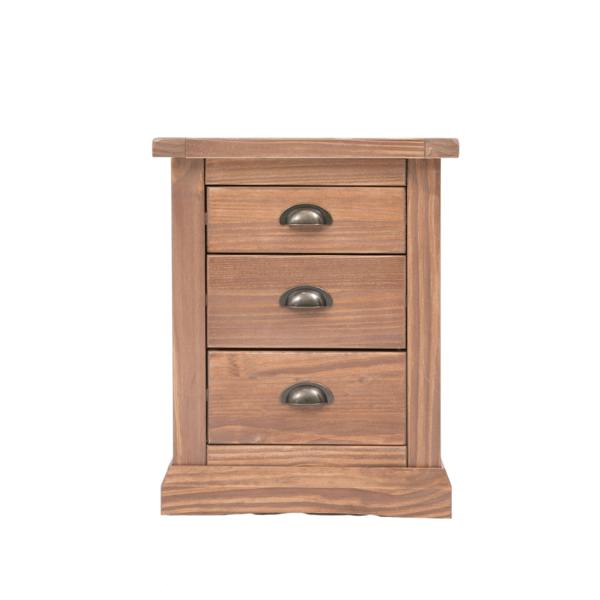 Tirolo 3 Drawer Bedside Table