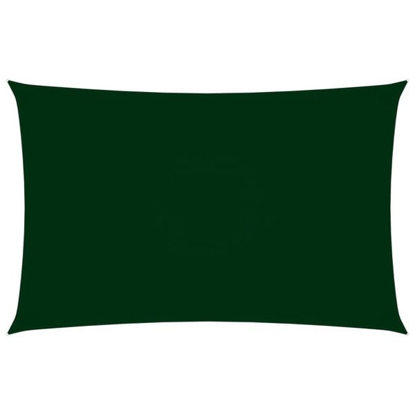 Berkfield Sunshade Sail Oxford Fabric Rectangular 5x8 m Dark Green