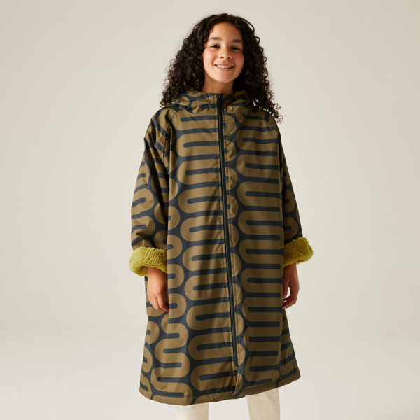 Regatta Kids Orla Kiely Spotted Changing Robe - Olive