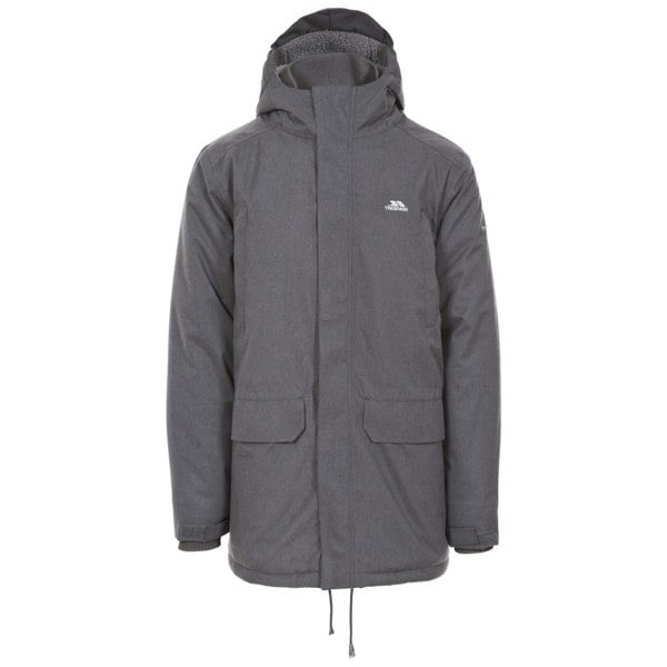 Trespass Mens Glover Waterproof Jacket - Dark Grey Marl