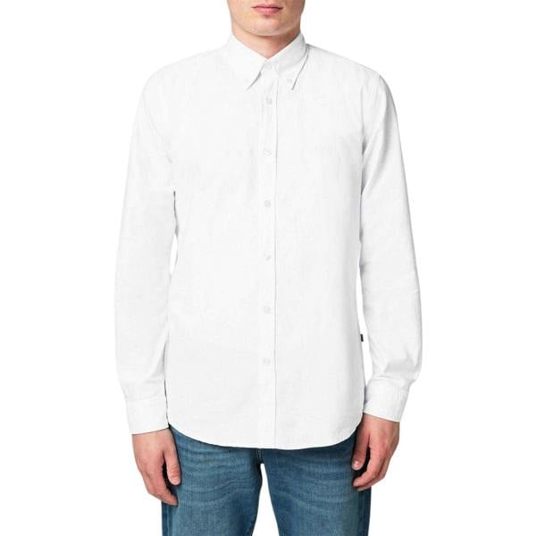 Boss Mens Rickert Oxford Shirt - White - 