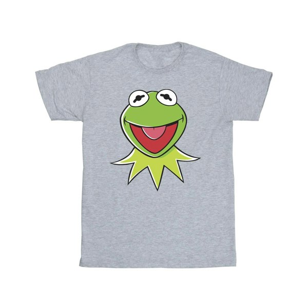 Disney Boys Muppets Kermit Head T-Shirt - Sports Grey