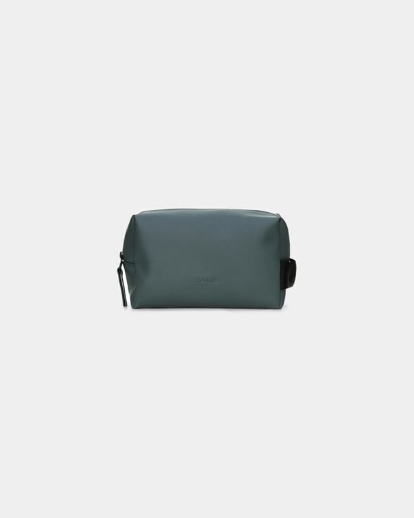 Rains Wash Bag Small - Dark Grey 153 - CHO - Designer Unisex Bags