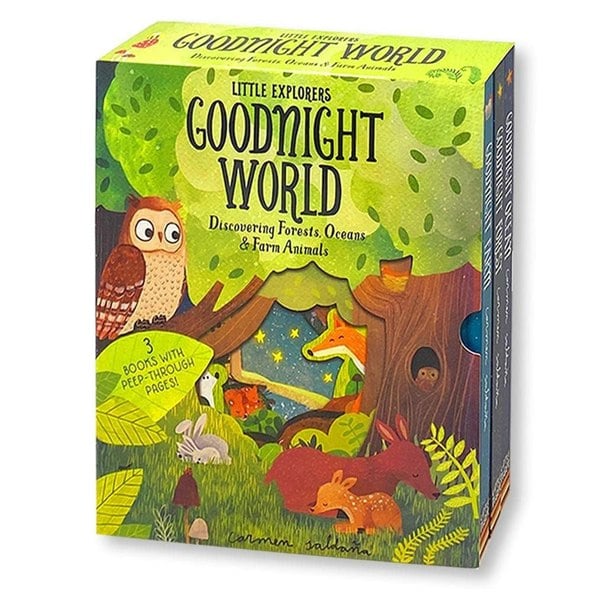 Goodnight World Little Explorers 3 Book Set (Goodnight Farm, Goodnight Forest, Goodnight Ocean)