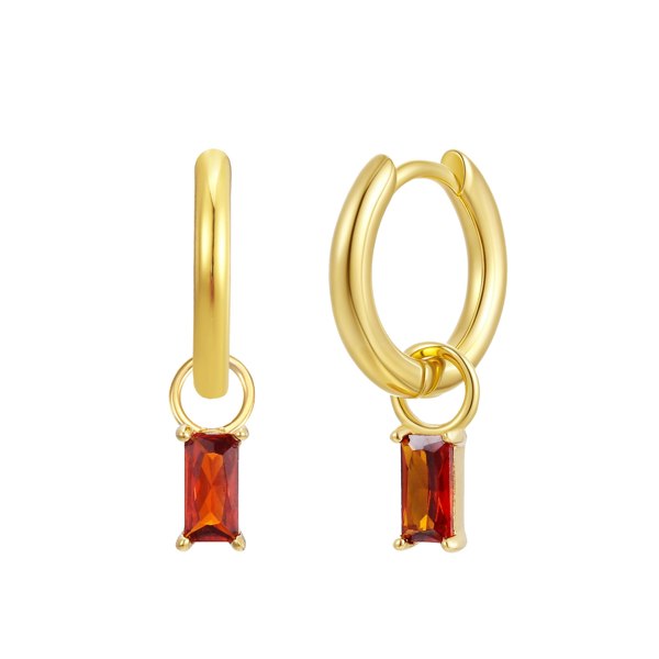 Gold Trip January Birthstone Earring Charm