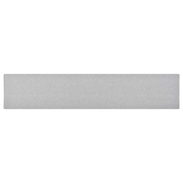 Berkfield Carpet Runner Light Grey 80x400 cm