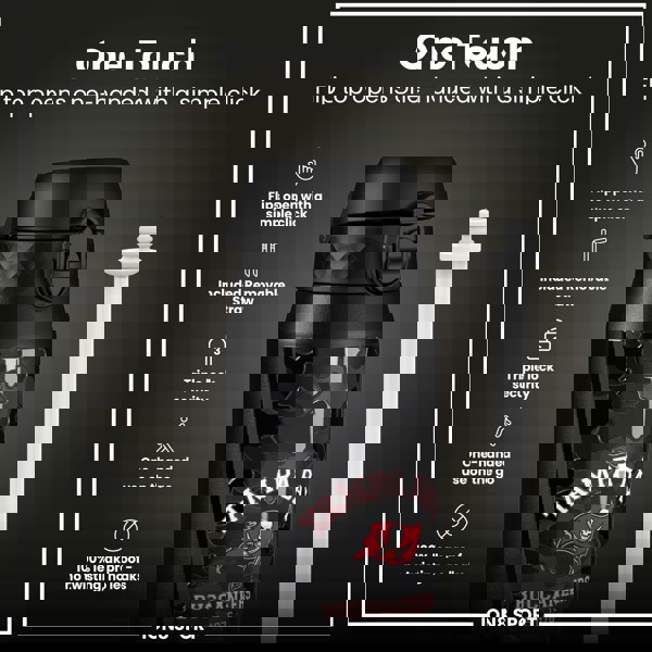 ION8 NFL x ION8 Insulated Steel Water Bottle, NFL Buccaneers, 750ml (24oz)