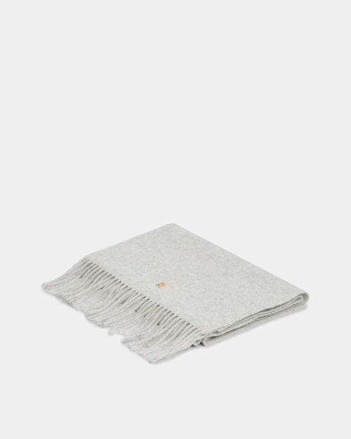 Tommy Hilfiger TH Elevated Chic Womens Woven Scarf - Light Grey Heather