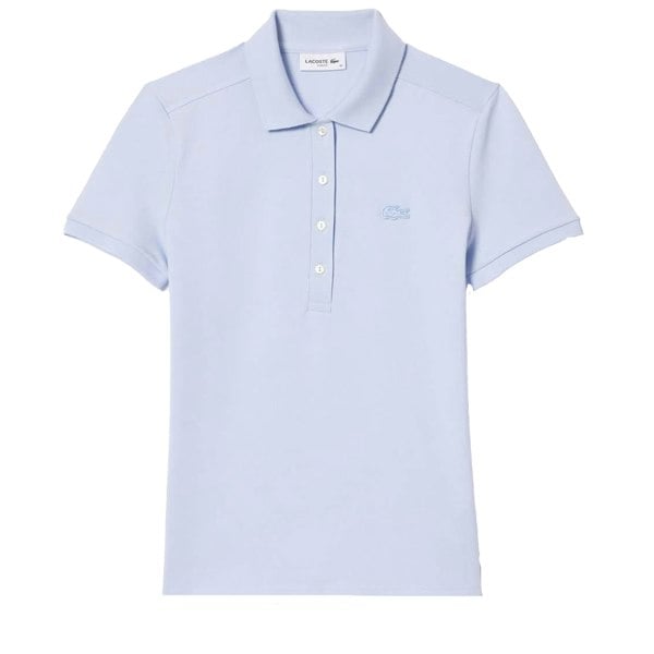 Lacoste Womens/Ladies Mini Pique Stretch Slim Polo Shirt - Blue