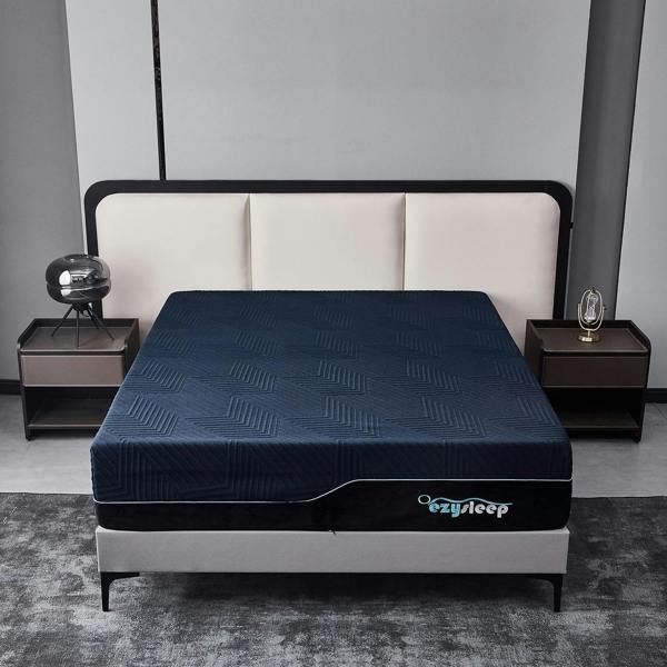 Ezysleep 30cm Deluxe Memory Foam Mattress - Indigo