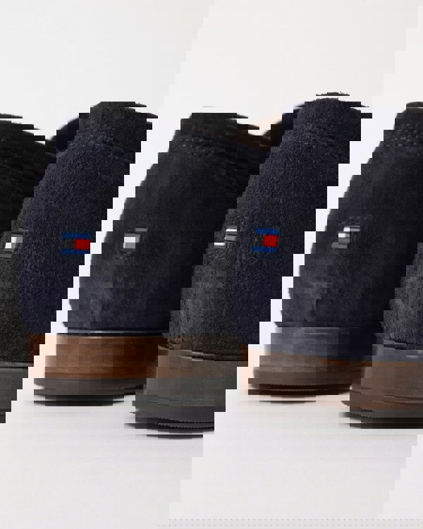 Tommy Hilfiger Flexible Suede Mens Loafer - Desert Sky