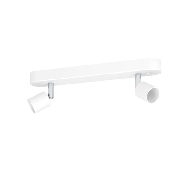 EGLO Basic Stecci-E White Plastic Eco-Friendly 2-Light Spotlight