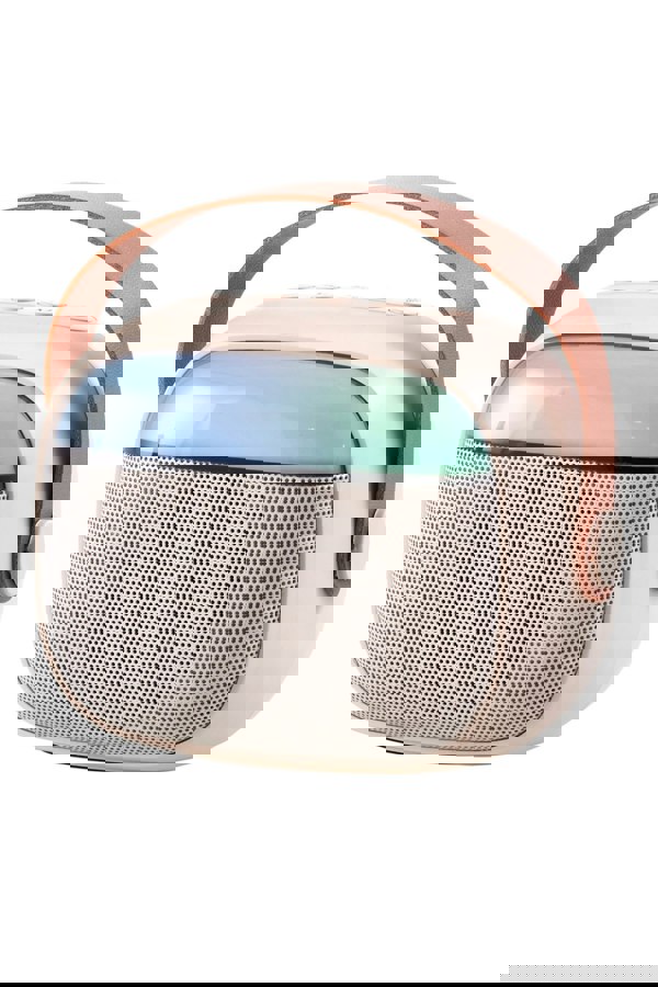 Living and Home Portable Karaoke Machine with Wireless Microphones and RGB Lights