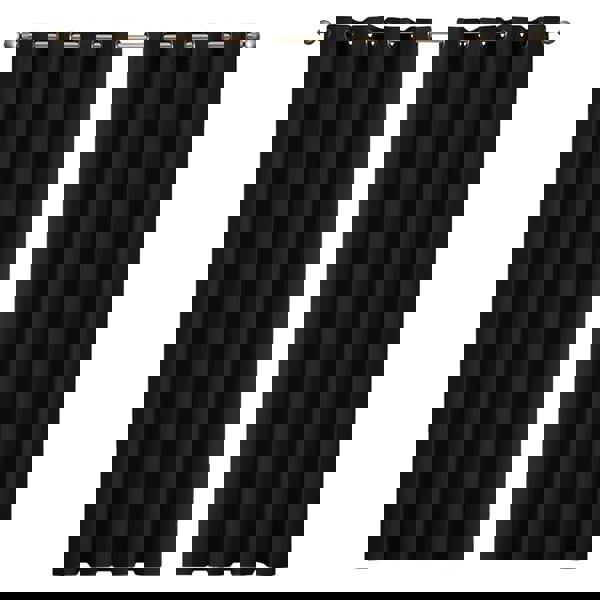 Marlow 2PC Thermal Blackout Blockout Curtains Eyelet Ring Top Thick Sun Block