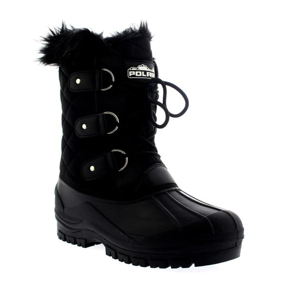 VIVA Polar Women's Winter Mountain Waterproof Hiker Mid Calf Walking Boots