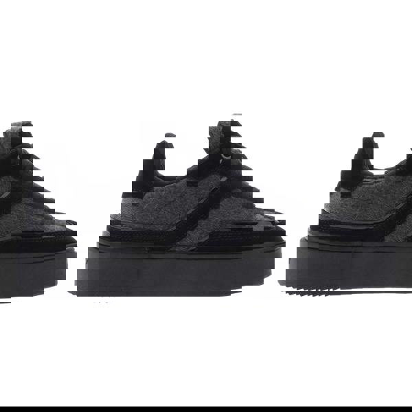 DKNY Womens/Ladies Bethan Suede Trim Lace Up Trainers - Black/Grey - 