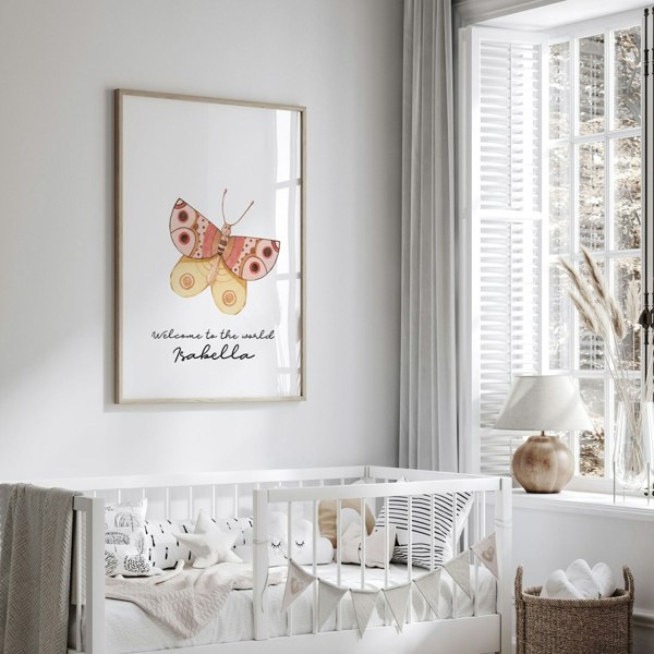 Wall decor for childrens rooms - Butterfly wall art