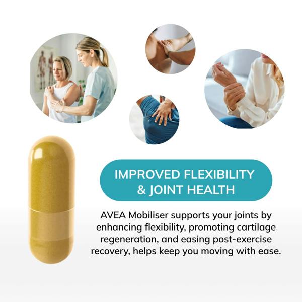 AVEA Mobiliser (60 capsules) | Joint supplement | Antioxidants | Support muscle recovery | Joint health