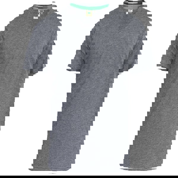 Duke Mens D555 Signature 2 V Neck T-Shirt - Charcoal Melange