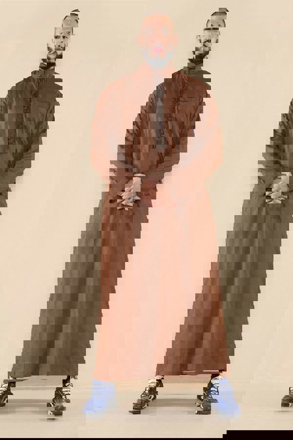 103_thobe_Brown_L - 56, 103_thobe_Brown_M - 54, 103_thobe_Brown_S - 52, 103_thobe_Brown_XL - 58, 103_thobe_Brown_XXL - 60