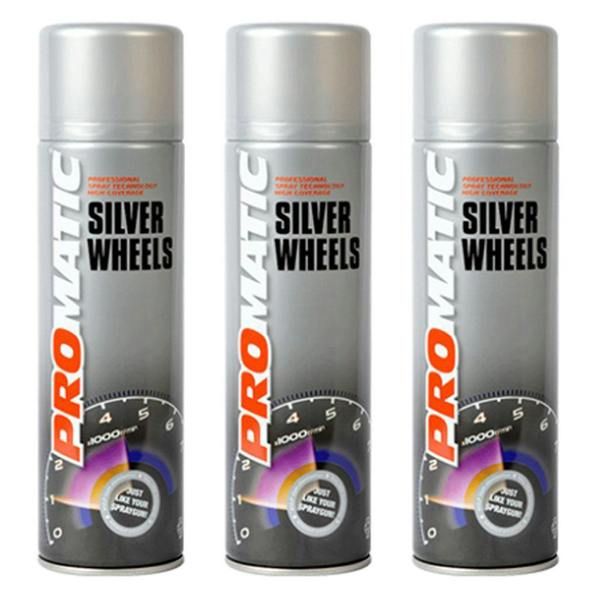 Promatic 3X Promatic Steel Wheels Spray Paint 500ml