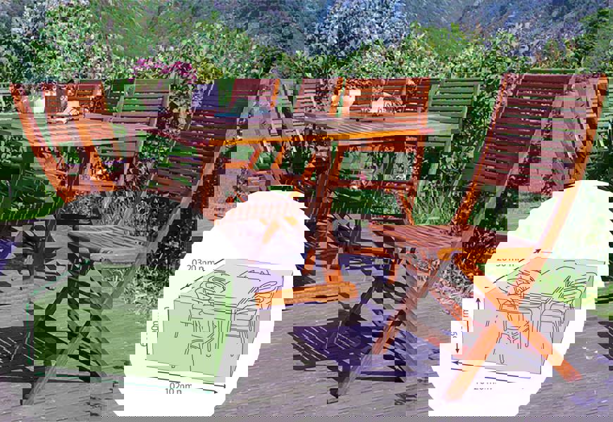 St Helens Home and Garden Water Resistant Rectangular Garden Table Cover