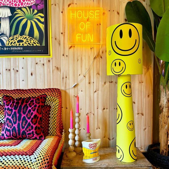 Love Frankie Acid Drops Smiley Face Portable Lamps