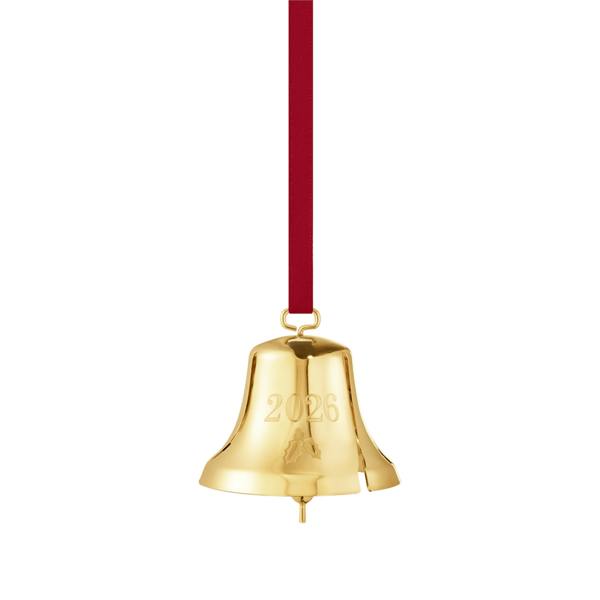 Georg Jensen Christmas Collectable 2026 Bell Ornament - Gold - 10021066