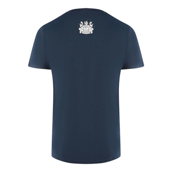 Aquascutum London Embroidered A Logo T-Shirt - Navy Blue