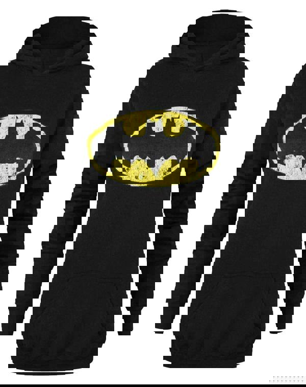DC Comics Womens Black Batman Logo Hoodie
