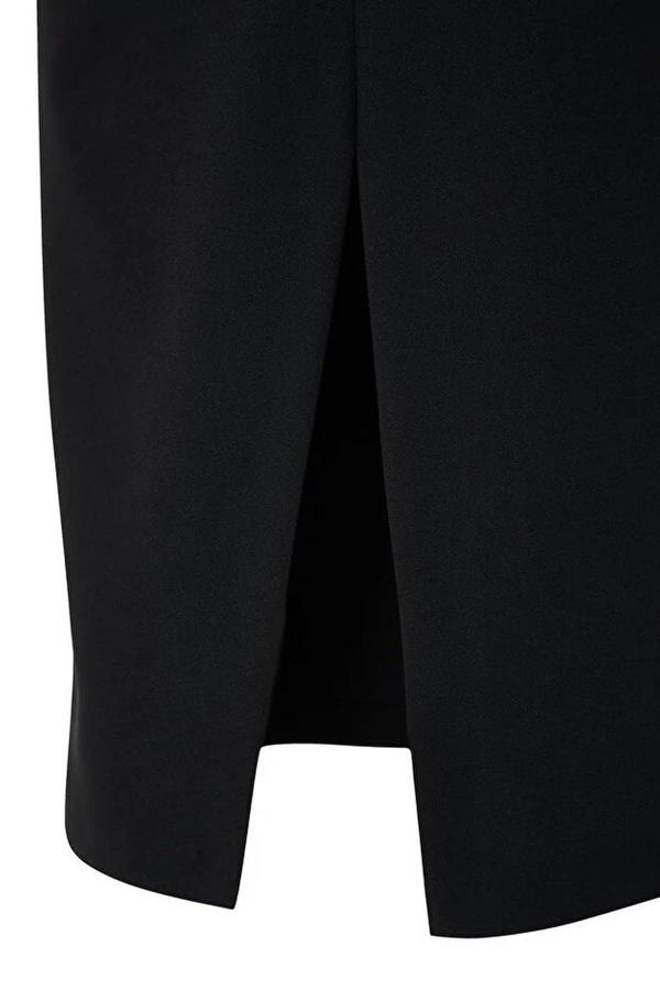 WOVCOR Fitted Embellished Woven Dress