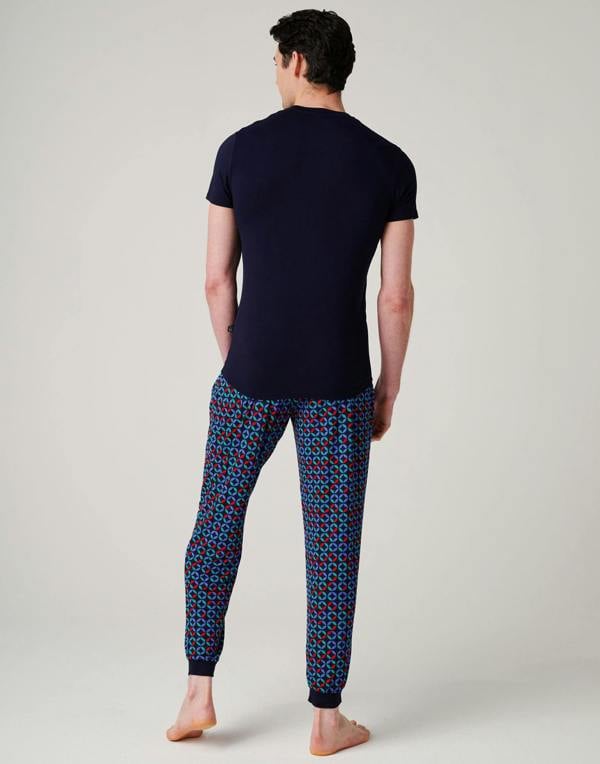 British Boxers Men's Bamboo Pyjama Set - Minimalist Geometric