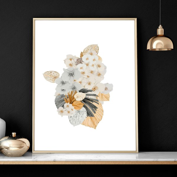 Botanical illustration wall decor | set of 3 wall art prints