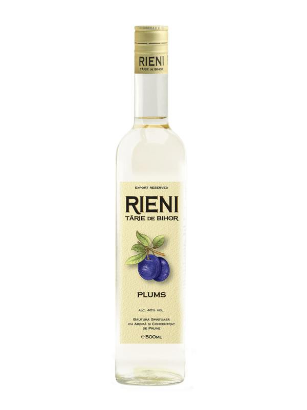 Rieni Tarie de Bihor Plums (Prune) Schnapps Cereal Distilled Drink 500ml