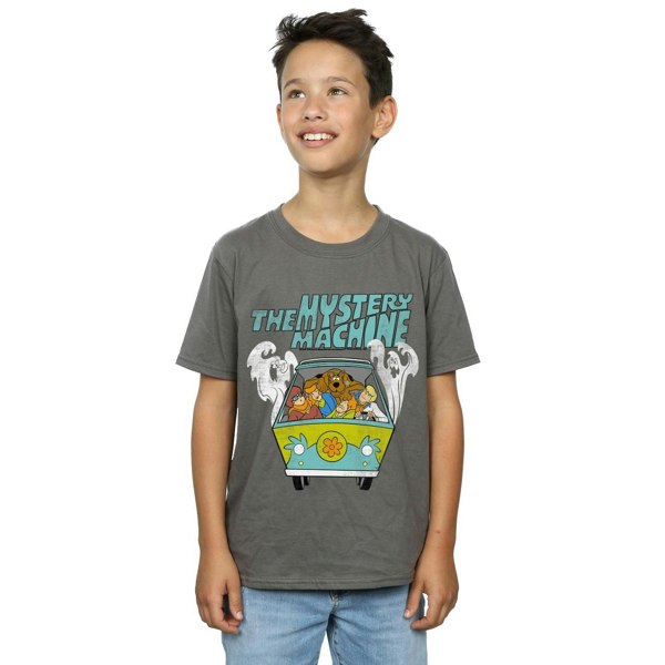 Scooby Doo Boys Mystery Machine T-Shirt - Charcoal