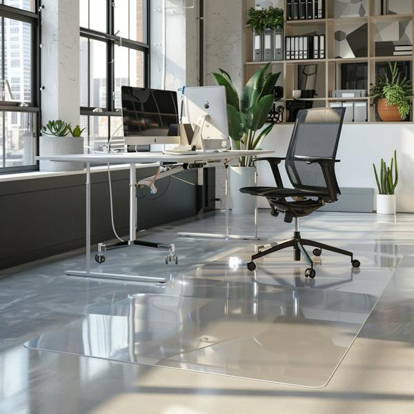 Nicoman Chair Mat for Hard Floors - Transparent
