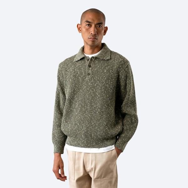 Far Afield Kier Ribbed Polo