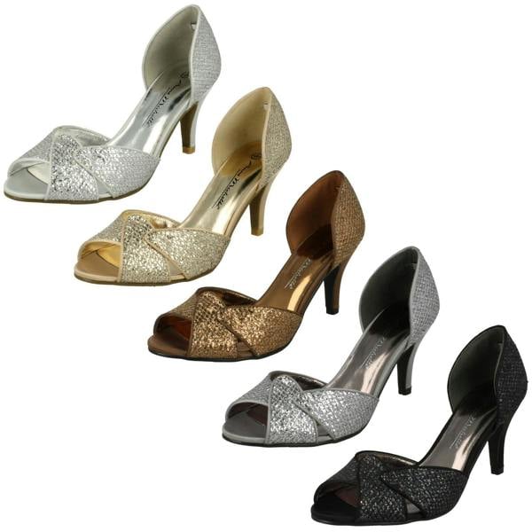 Anne Michelle Ladies Anne Michelle Slip On Heeled Shoes