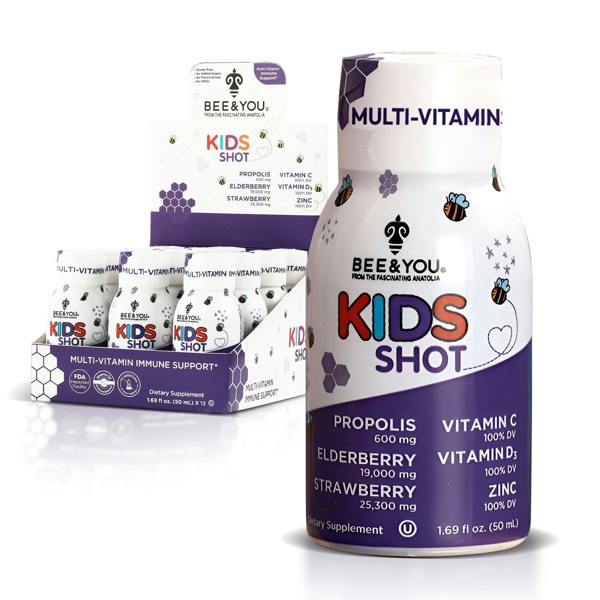 Bee and You Elderberry Propolis Kids Shot x12