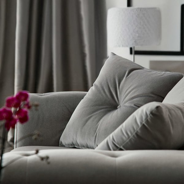 Furnishings For Less Hamilton Plush Velvet Fabric Sofa Suite