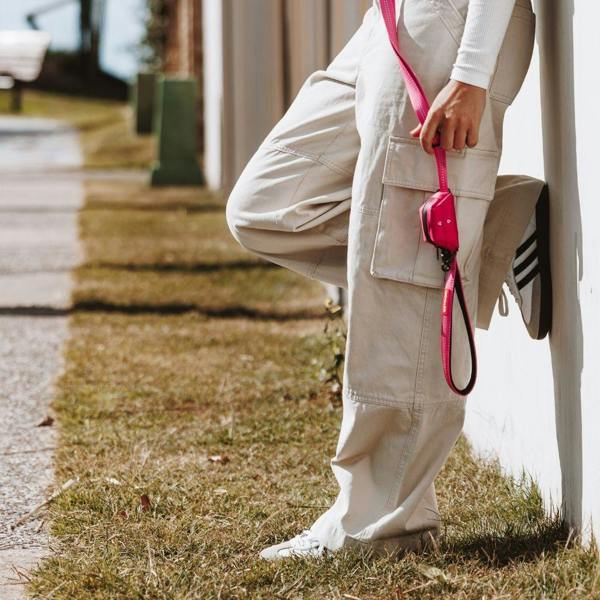EzyDog Essential Poop Bag Holder in Pink