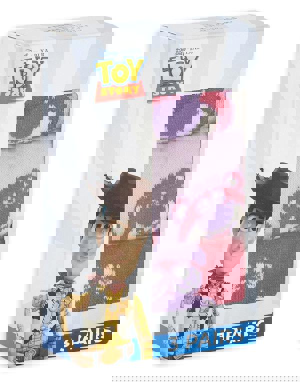 Disney Toy Story Womens Multicoloured Lotso Calf Socks Set of 3