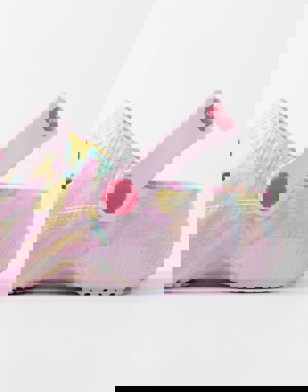 Minecraft Girls Purple Multi Character Clogs